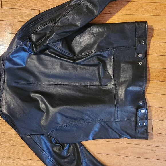 Diesel men's Leather Jacket - Picture 5 of 6